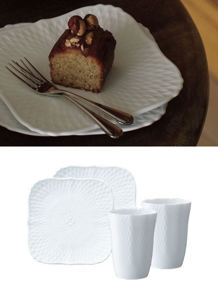 ノリタケ　シェールブラン　おふたり様セット　美品 ノリタケ シェール ブラン 2人用 ティーセット B | ブランド洋食器専門