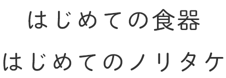 はじめての食器、はじめてのノリタケ