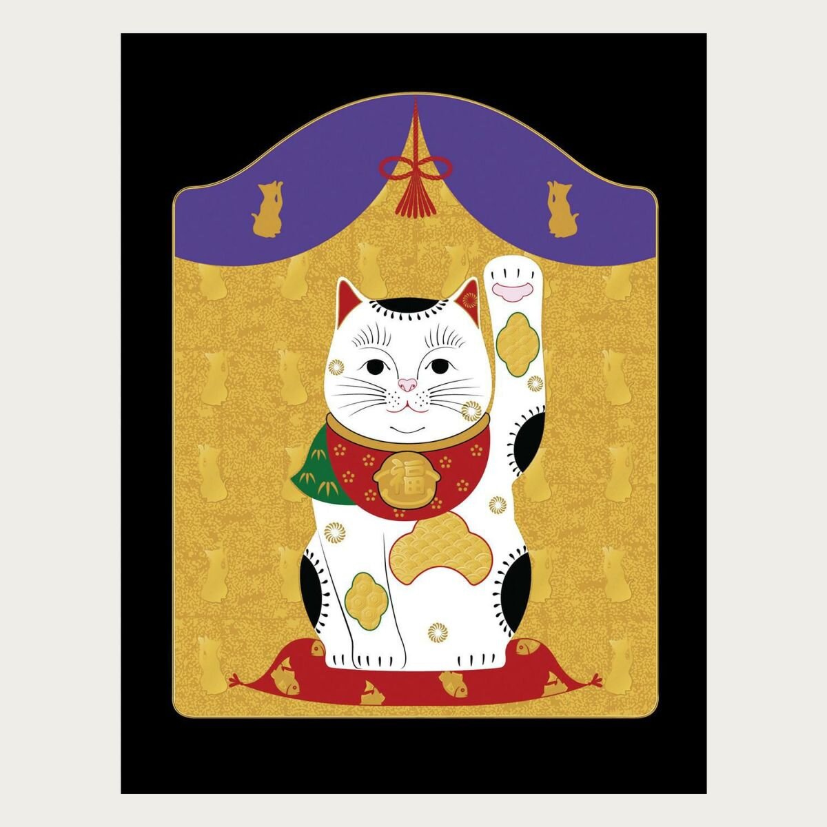 陶額 “招き猫” | ノリタケ食器公式オンラインショップ